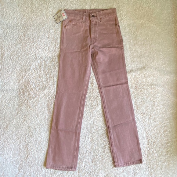☆ Deadstock Vintage Rare Dusty Rose Pink Levi’s ☆ - Picture 3 of 7